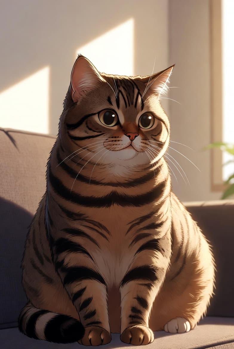 코숏 평범냥