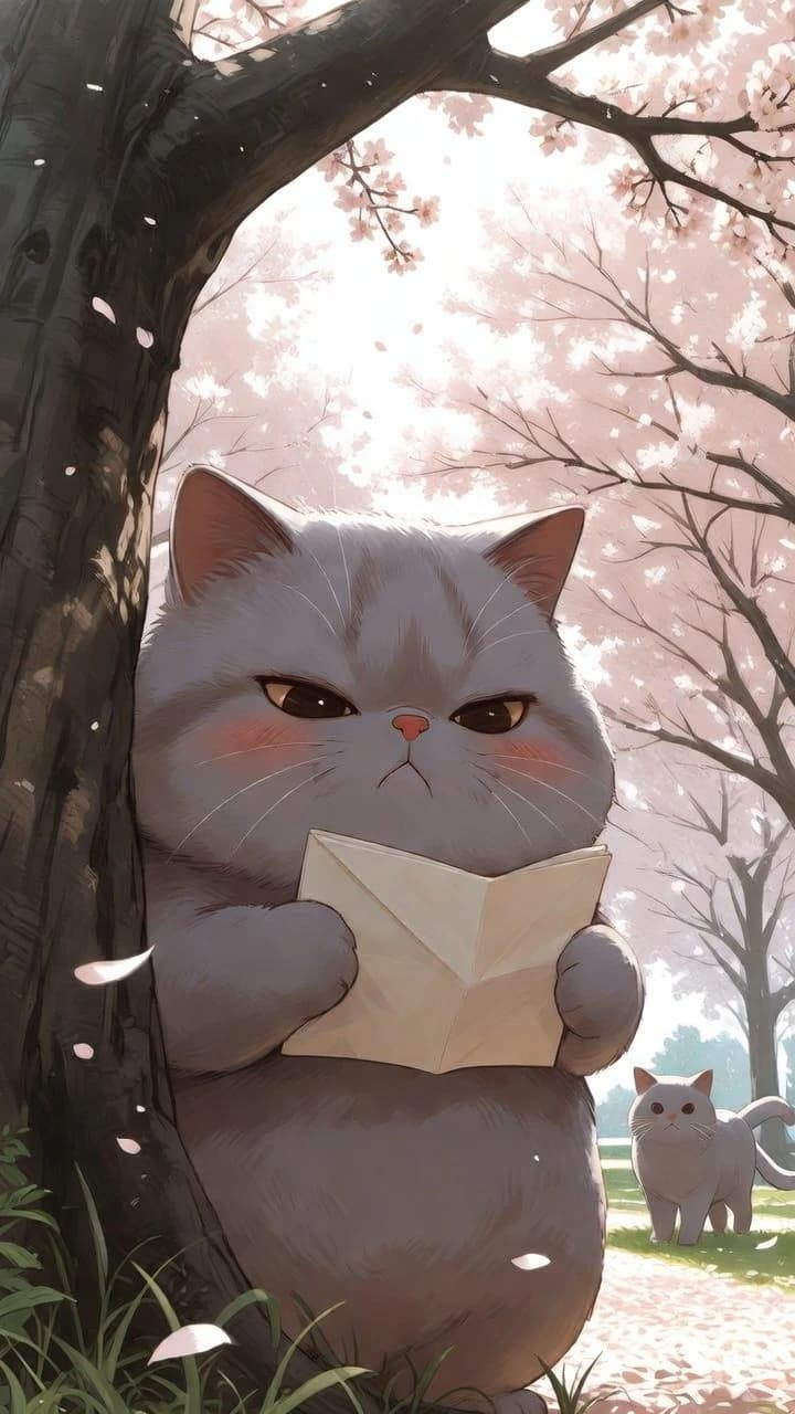 고백 망설임냥