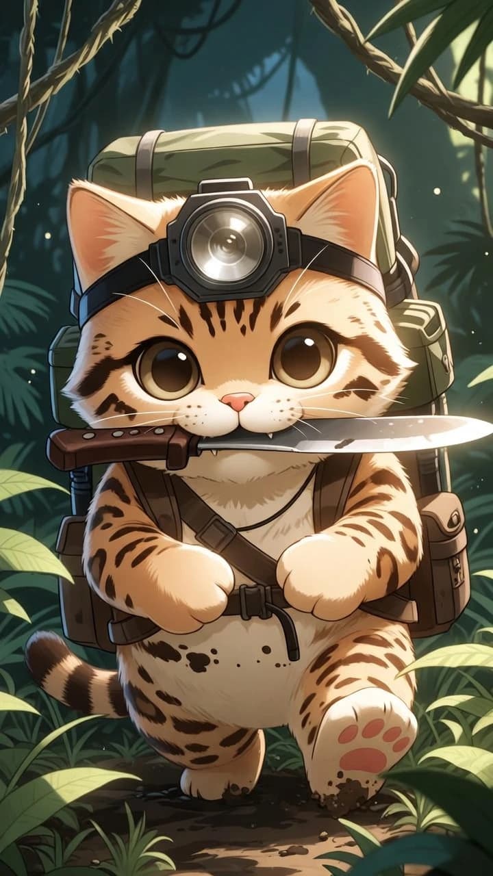 오지탐험 서바이벌냥