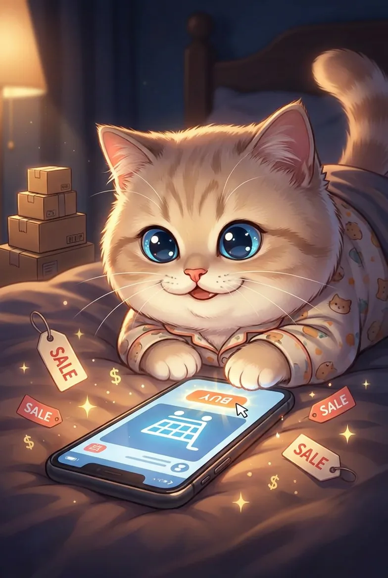 새벽결제냥 — 나의 도파민 유형은? 결과 카드