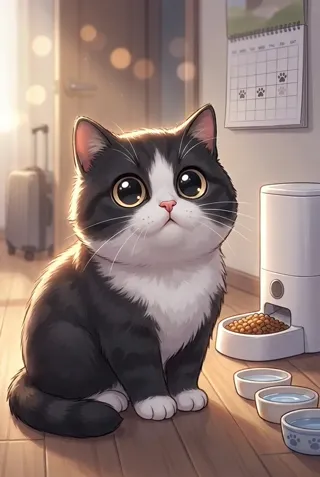 고양이 혼자 두기, 며칠까지 괜찮을까?