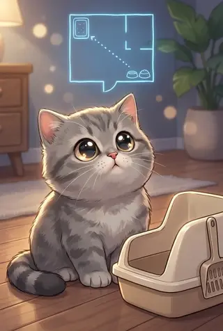 고양이 화장실 위치, 어디가 좋을까?