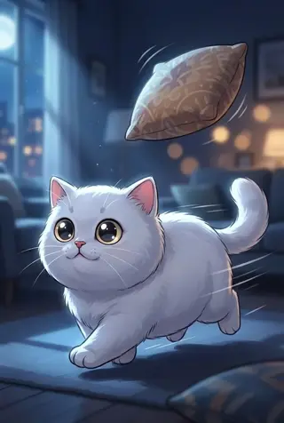 고양이 새벽 우다다, 왜 할까?