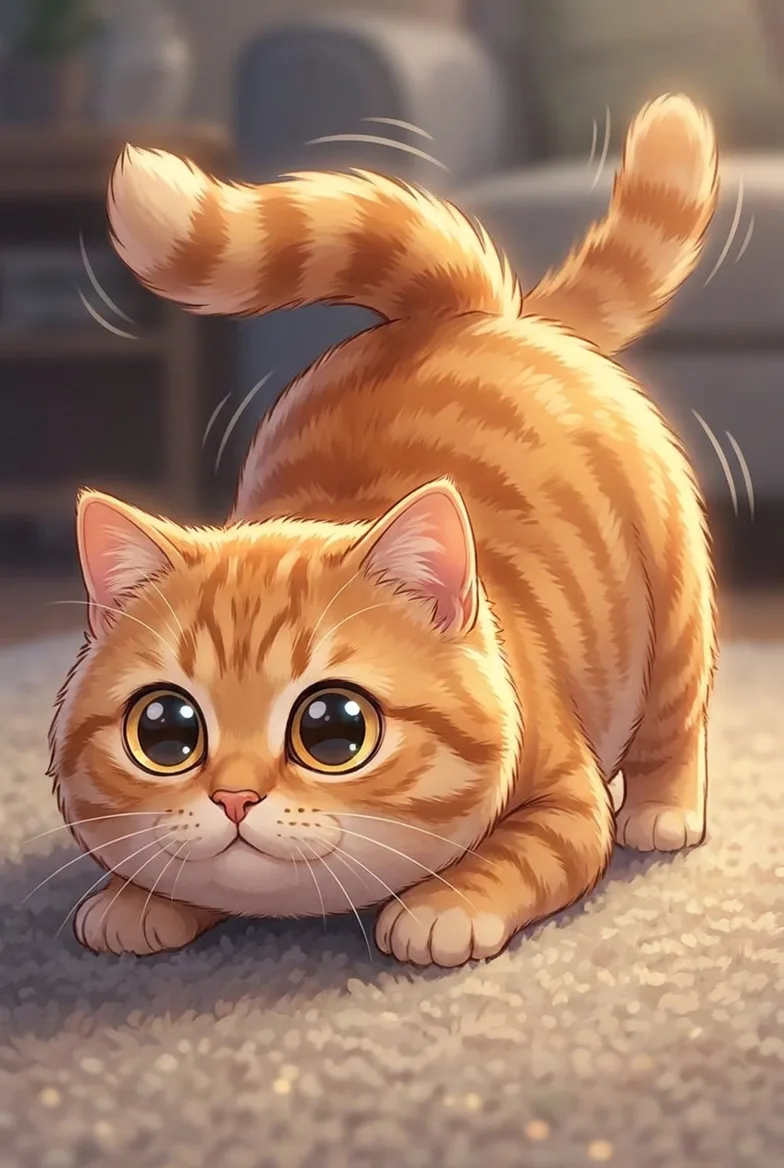 엉덩이 씰룩냥